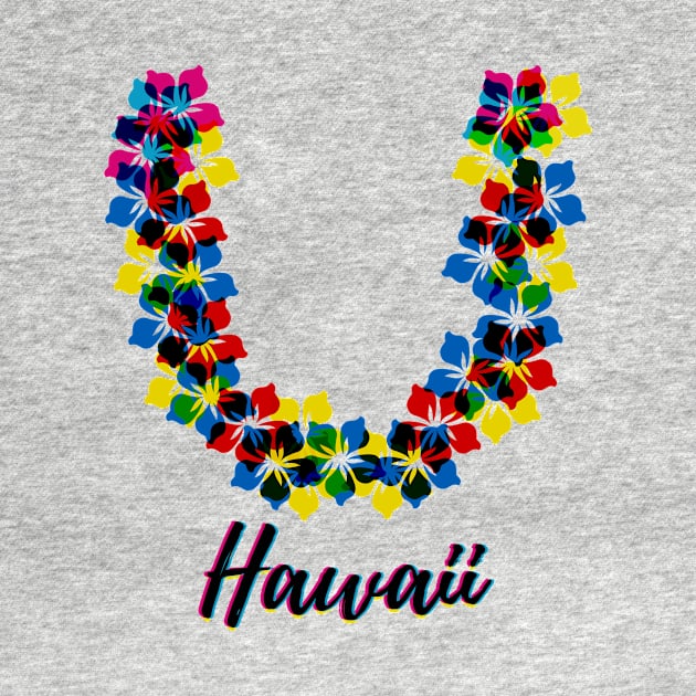 Hawaiian Floral Necklace by bluerockproducts